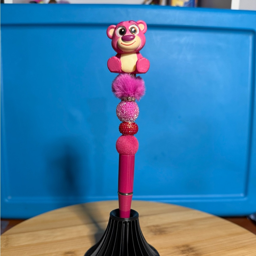 Disney Lotso Beaded Pen with Decorative Beads